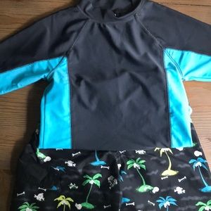 Boys’ Swim Trunks and Shirt